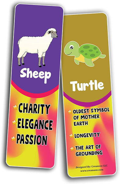 Animals and their Representations Bookmarks (2-Sets X 6 Cards)
