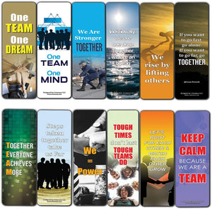 Creanoso Inspiring Teamwork Bookmarker Cards (30-Pack) Ã¢â‚¬â€œ Stocking Stuffers Gift for Men & Women, Adults Ã¢â‚¬â€œ Awesome Bookmark Collection Ã¢â‚¬â€œ Business Gifts Ã¢â‚¬â€œ Employee Rewards Incentives