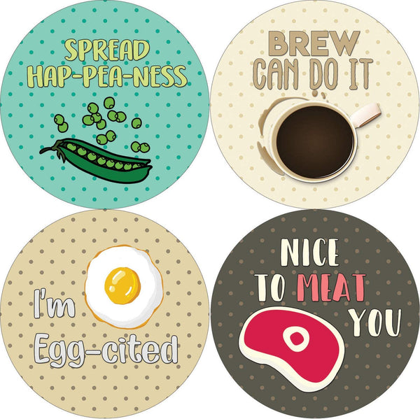 Inspiring Puns Stickers (5-Sheet)