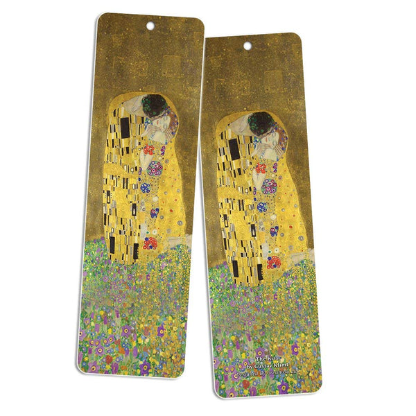 Creanoso Famous Art Bookmarks (12-Pack) - Famous Painting Collection Pack - Great Gift Ideas