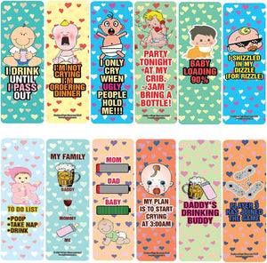 Funny Babies Bookmarks (10-Sets X 6 Cards)