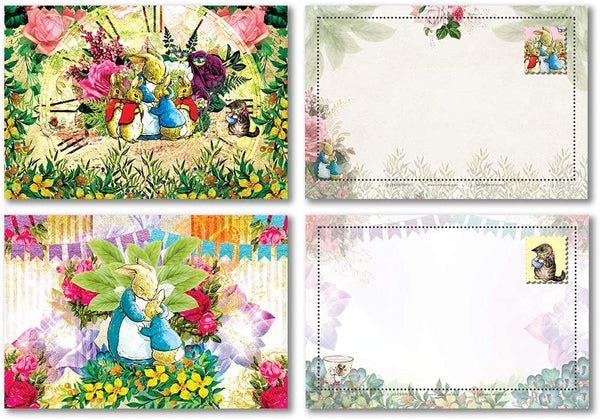 Peter Rabbit Postcards (36 Pack) - Unique Fairy Tale Note Card Bulks Assorted Pack â€“ Cool Giveaways for Kids - School Break Greeting Cards Collection
