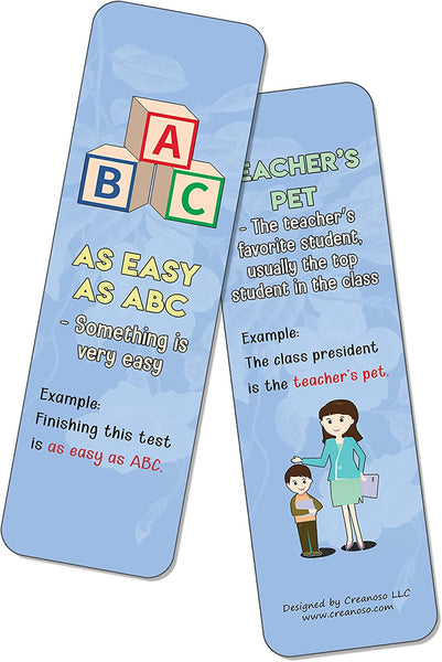 Fun Idioms for Children Series 1 - School Idioms (10-Sets X 6 Cards)