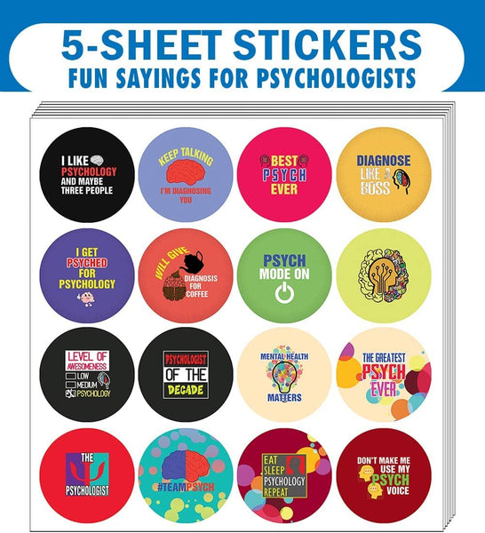 I am a Psychologist Stickers (5 Sets X 16 Designs)
