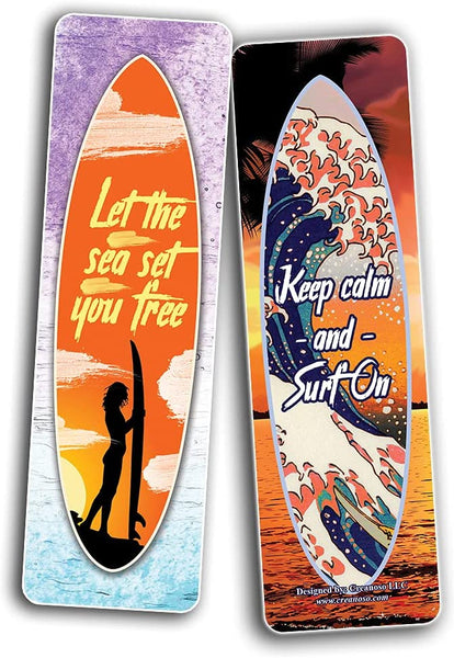 Surfing Board Bookmarks (2-Sets X 6 Cards)
