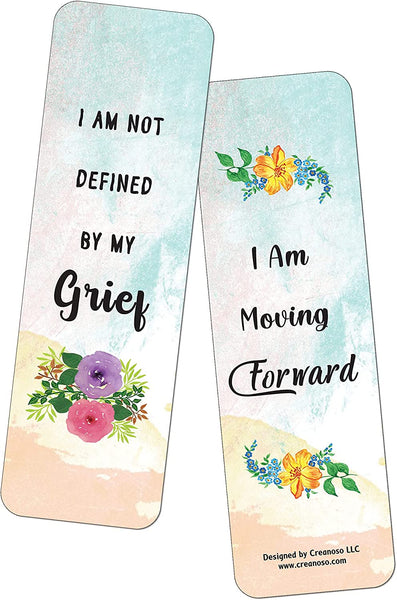 Grief Affirmations Bookmarks (2-Sets X 6 Cards)