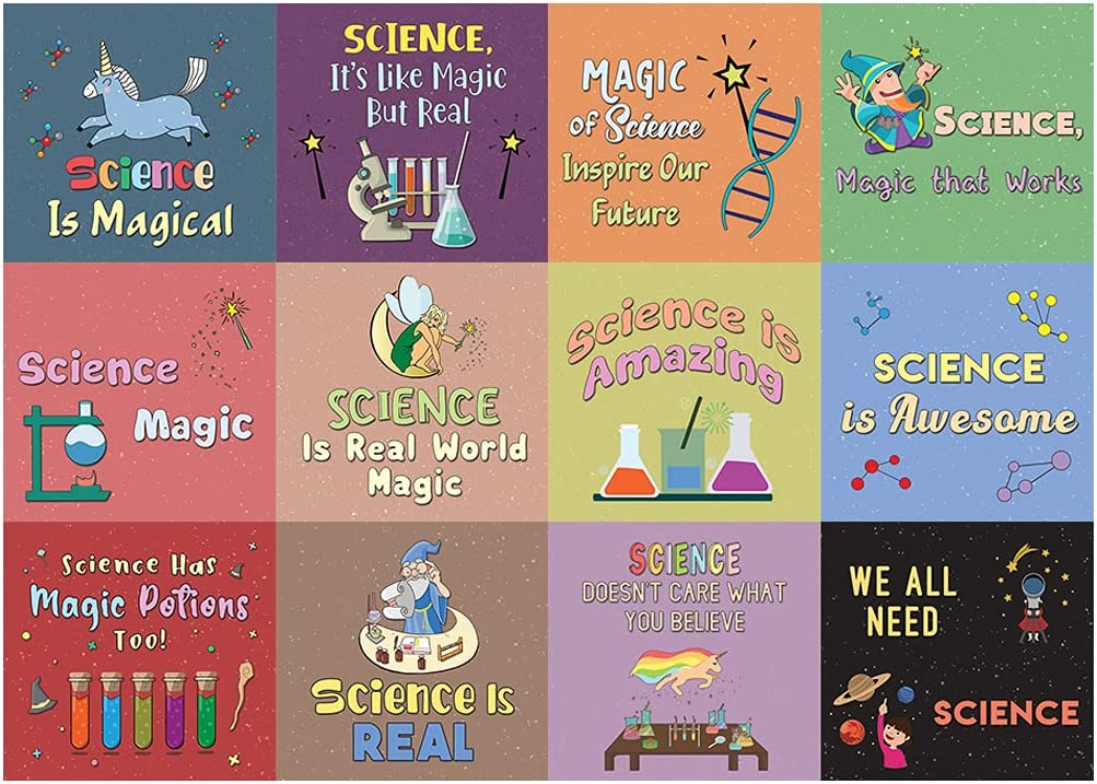 Science is Magic Stickers (5 Sets X 12 Designs)