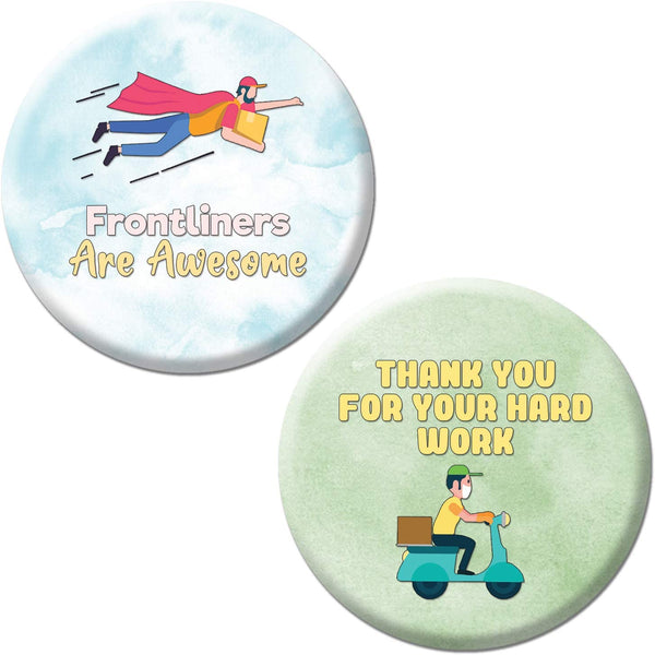 Frontliners Rocks Pinback Buttons (10 Pack)