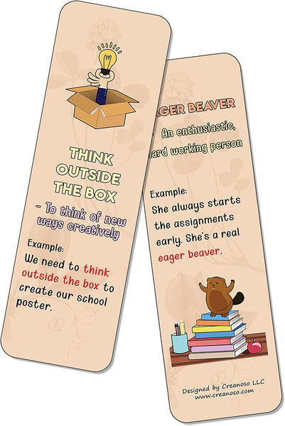 Fun Idioms for Children Series 1 - School Idioms (10-Sets X 6 Cards)