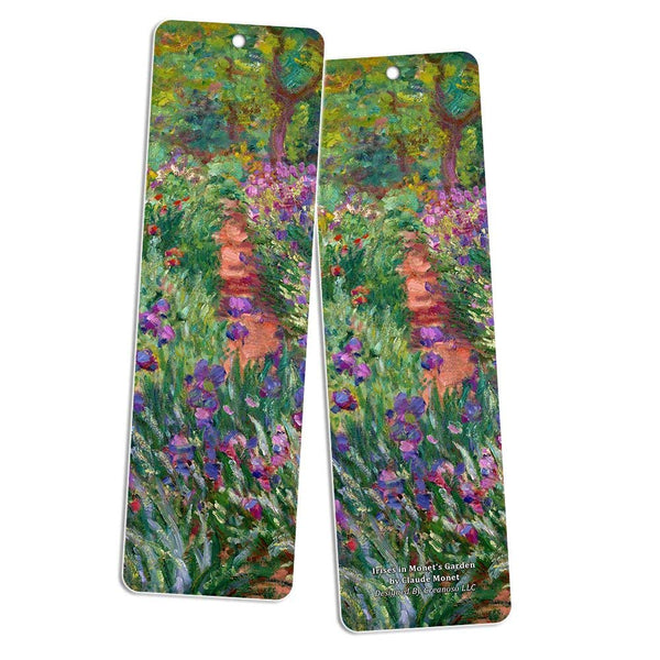 Claude Monet Bookmarks (60-Pack) - Famous Paintings - Bookmarks for Books Men Women Kids Teens