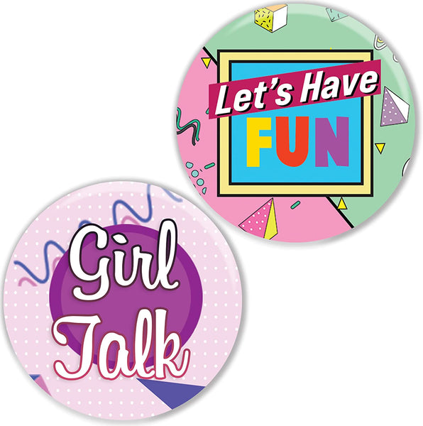 90's Girls Pinback Buttons