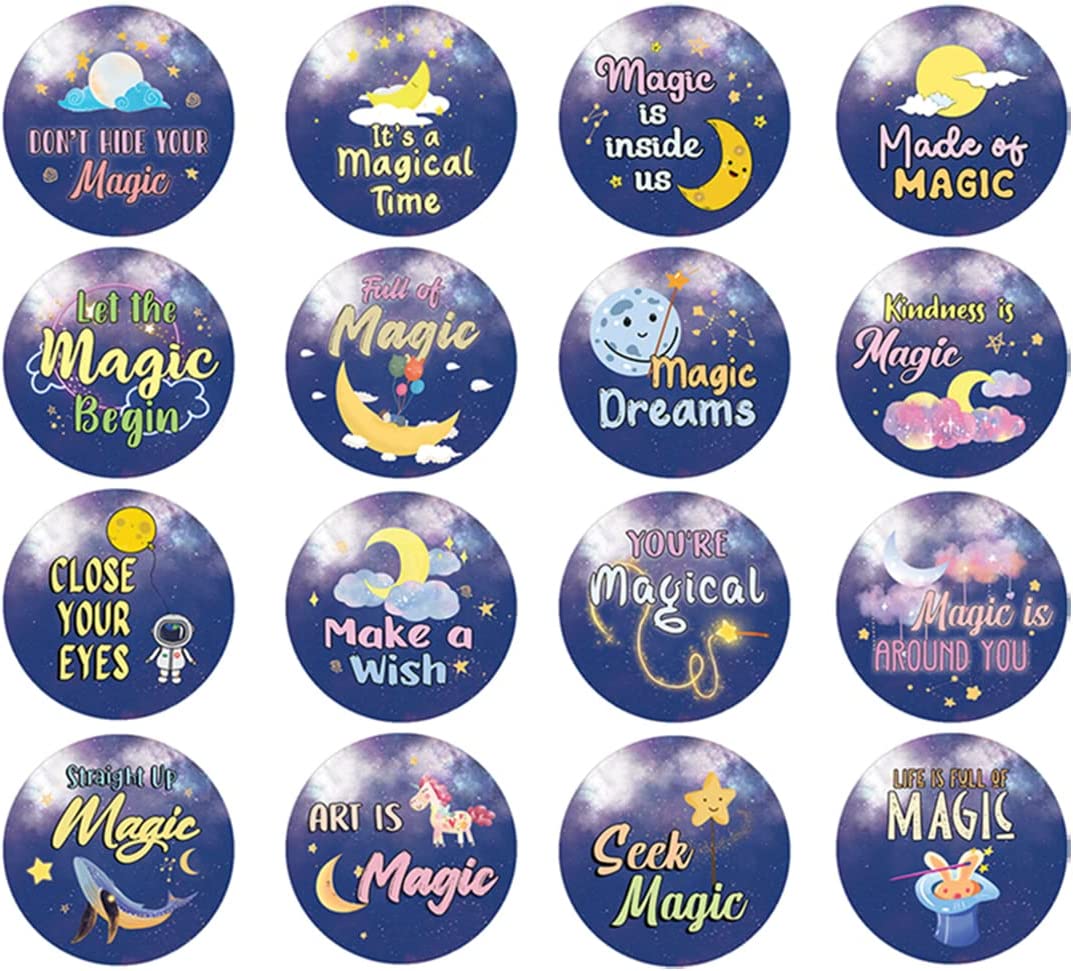Awesome Magical Stickers (10 Sets X 16 Designs)