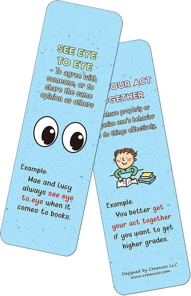 Fun Idioms for Children Series 3 - Everyday Idioms (2-Sets X 6 Cards)