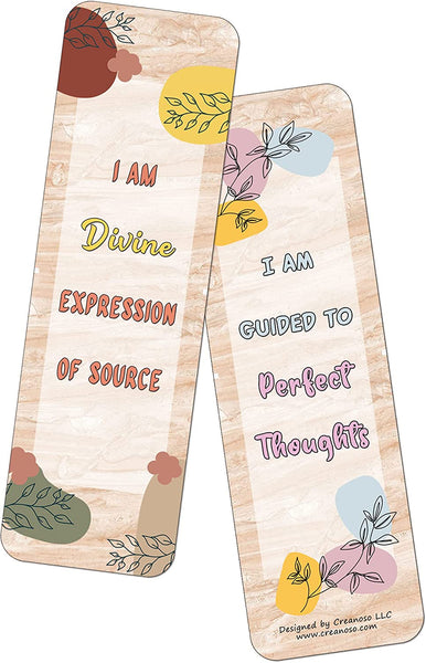 Positive Manifestation Bookmarks (2-Sets X 6 Cards)