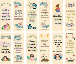 Mother Affirmations Bookmarks (60-Pack) â€“ Daily Inspirational Card Set â€“ Interesting Book Page Clippers â€“ Great Gifts for Mothers