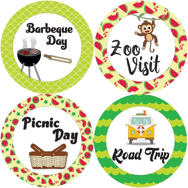 Vacation Planner Stickers (10-Sheet)