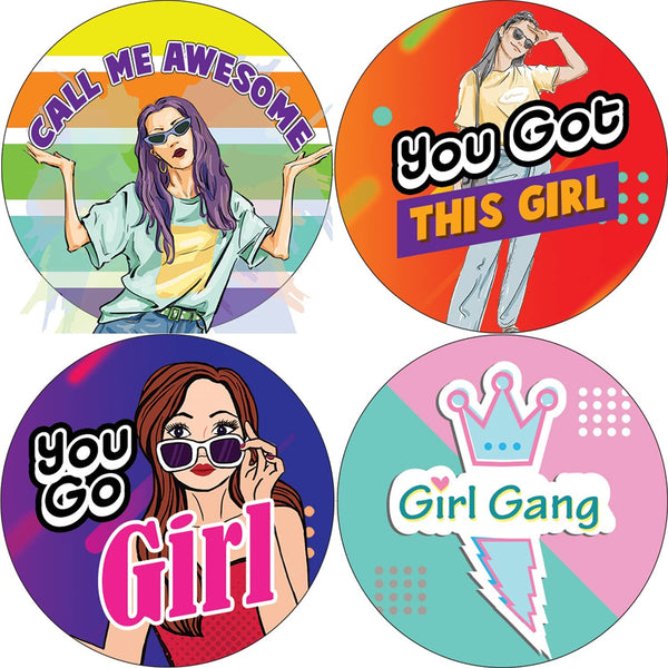 90's Girls Stickers (5 Sets X 16 Designs)