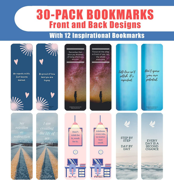 Cute Inspirational Bookmarks Series 2 (5-Sets X 6 Cards)