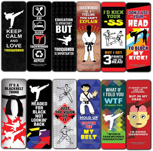 Taekwondo Cards (30-Pack)-Awesome Bookmarks for Men, Women, Boys, Girls, Teens Ã¢â‚¬â€œ Six Bulk Assorted Bookmarks Designs Ã¢â‚¬â€œ Book Reading Rewards Ã¢â‚¬â€œ Awesome Page Binder Pack
