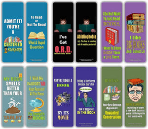 Inspiring Hilarious Literary Bookmarks (30-Pack) Ã¢â‚¬â€œ Funny Book Reading Learning Pack - Excellent Party Favors Teacher Classroom Reading Rewards and Incentive Gifts for Book Lovers
