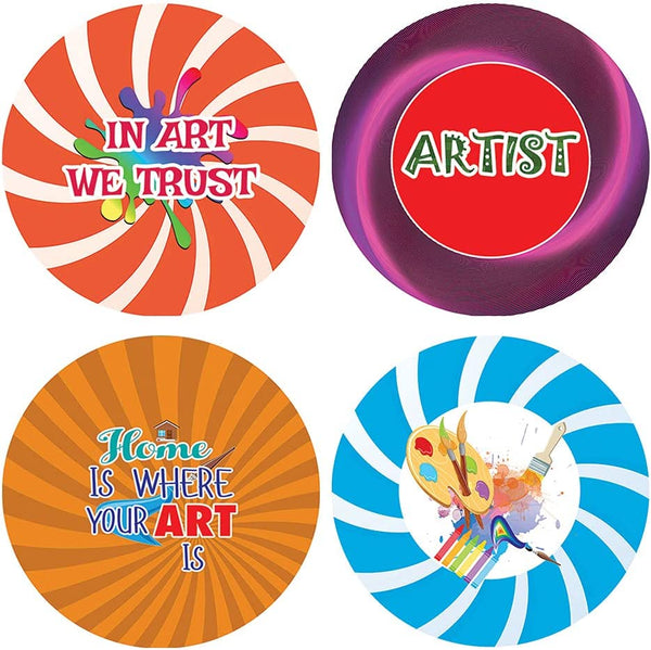 I am an Artist Stickers (5 Sets X 16 Designs)