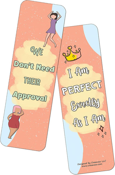 Body Positivity for Women Bookmarks Series 2 (10-Sets X 6 Cards)
