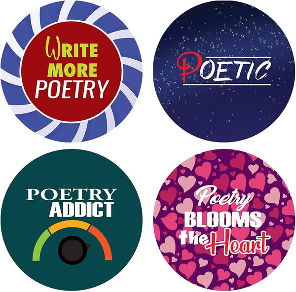 I am a Poet Stickers (10 Sets X 16 Designs)