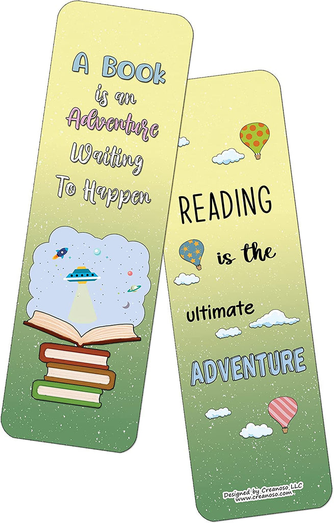 Book Adventure Bookmarks (10-sets X 6 Cards) – Creanoso