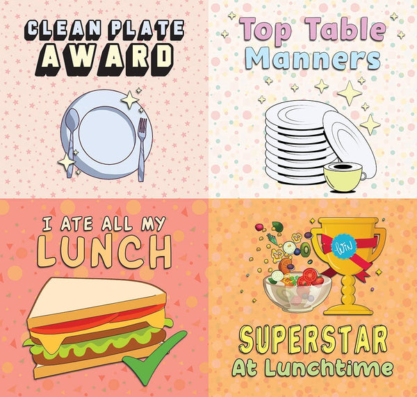 Healthy Lunchbox Stickers (10 Sets X 12 Designs)