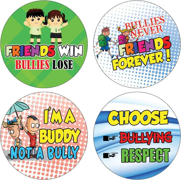 Creanoso Anti Bullying Stickers for Kids (10-Sheet) â€“ Inspiring Inspirational Motivational Sayings Sticker Cards â€“ Cool and Unique School Giveaways â€“ Premium Gifts for Boys Girls Teens â€“ Wall Decor