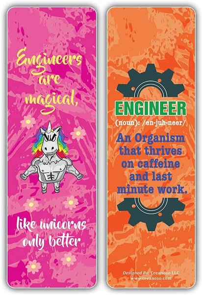 I am an Engineer Bookmarks (10-Sets X 6 Cards)