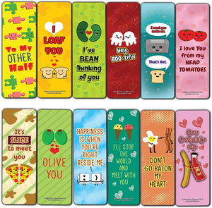 Funny Puns for Couples Bookmarks (30-Pack) - Classroom Reward Incentives for Students and Children - Stocking Stuffers Party Favors & Giveaways for Teens & Adults