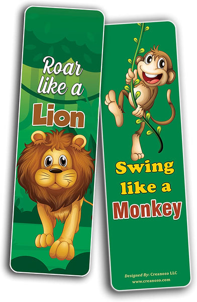 Safari Animals Bookmarks - Series 2 (2-Sets X 6 Cards)