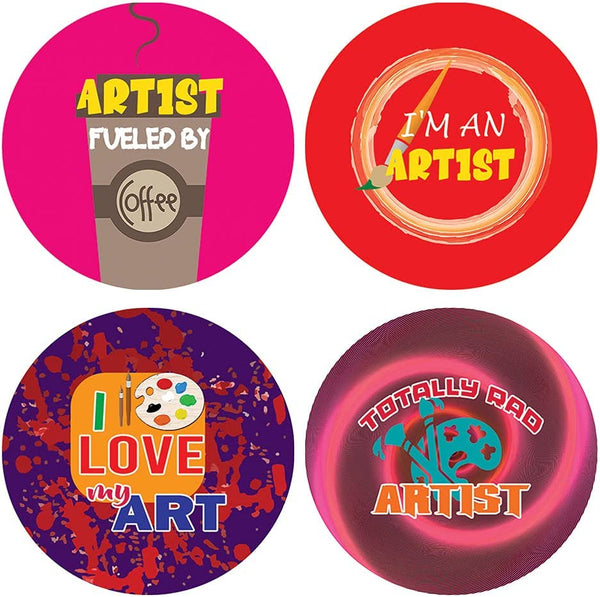 I am an Artist Stickers (5 Sets X 16 Designs)