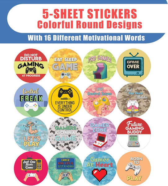 Awesome Gaming Stickers (5-Sheet)