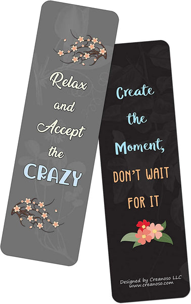 Floral Motivating Bookmarks Series 2 (60-Pack)