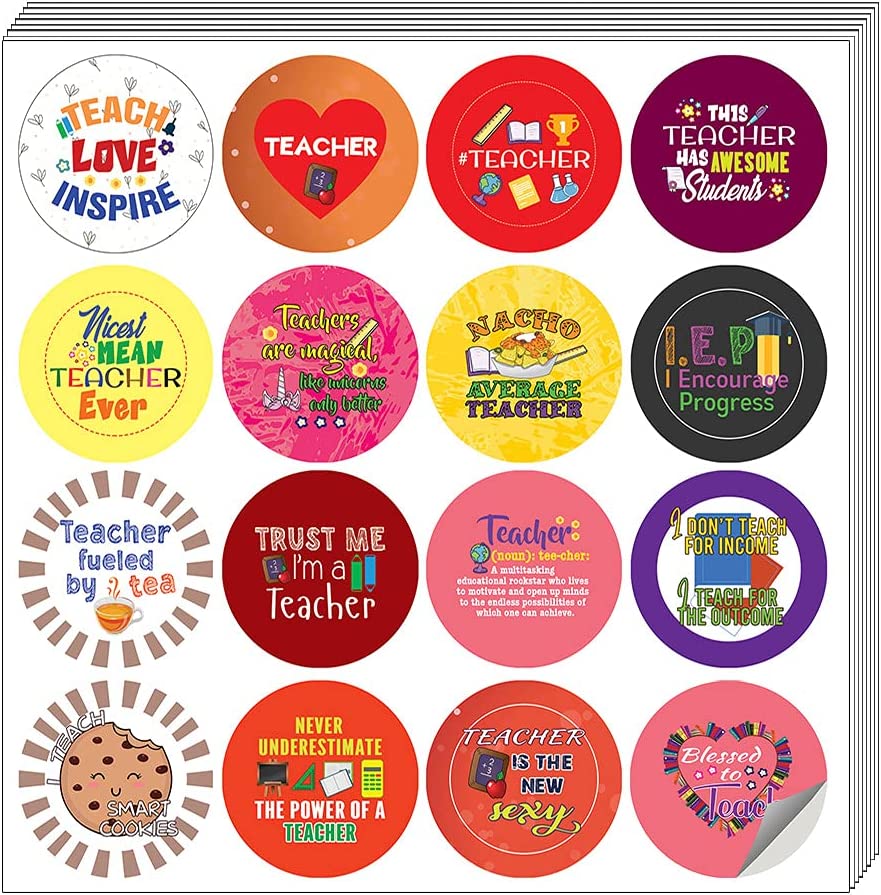 I am a Teacher Stickers (10 Sets X 16 Designs)