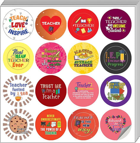 I am a Teacher Stickers (10 Sets X 16 Designs)