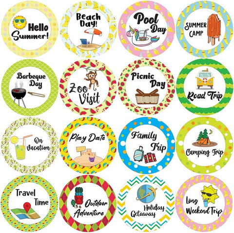 Vacation Planner Stickers (10-Sheet)