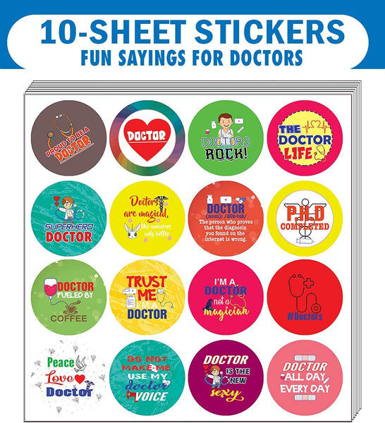 I am a Doctor Stickers (10-Sets X 16 Cards)