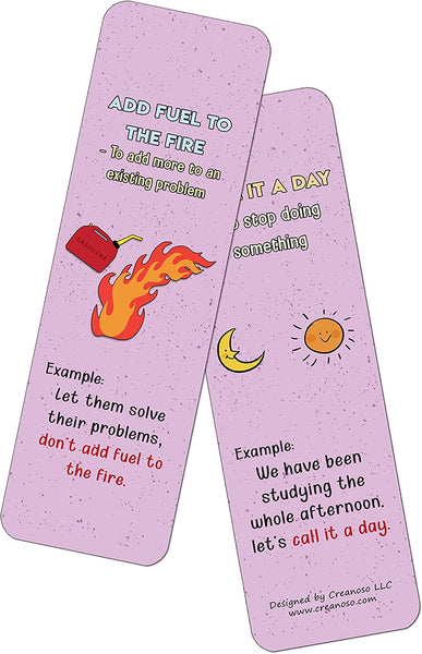 Fun Idioms for Children Series 3 - Everyday Idioms (2-Sets X 6 Cards)