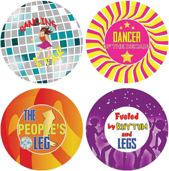 Creanoso I am a Dancer Stickers (5 Sets X 16 Designs)â€“ Sticker Card Giveaways for Kids â€“ Awesome Stocking Stuffers Gifts for Boys & Girls â€“ Classroom Home Rewards Enticements