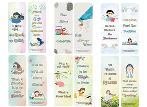 Feminine Bookmarks (5-Sets X 6 Cards)