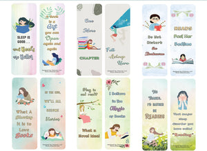 Feminine Bookmarks (2-Sets X 6 Cards)