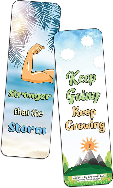 Keep Fighting Sayings Bookmarks (10-Sets X 6 Cards)