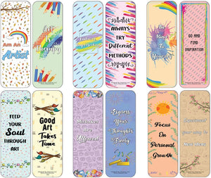 Motivational Bookmarks for Creatives (60-Packs)