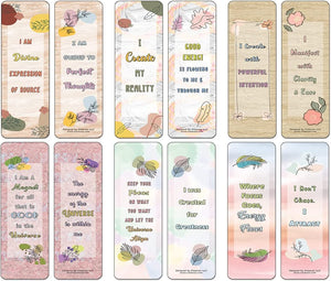 Positive Manifestation Bookmarks (2-Sets X 6 Cards)