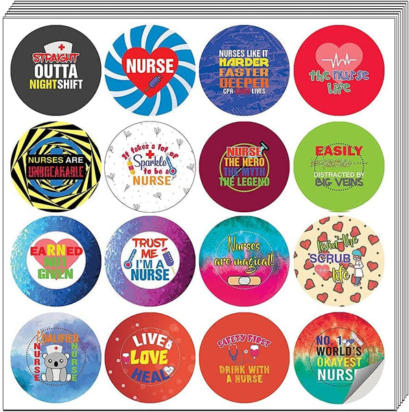 I am a Nurse Stickers (5 Sets X 16 Designs)