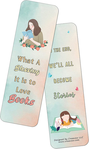 Feminine Bookmarks (2-Sets X 6 Cards)