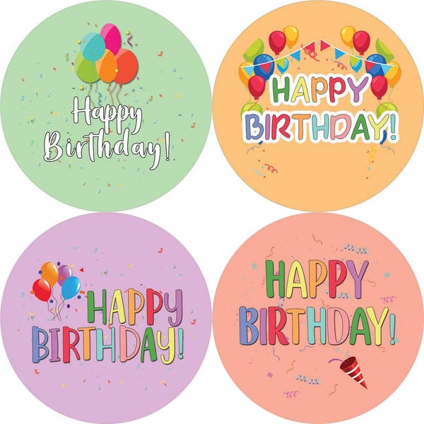 Happy Birthday Stickers (10-Sheet)